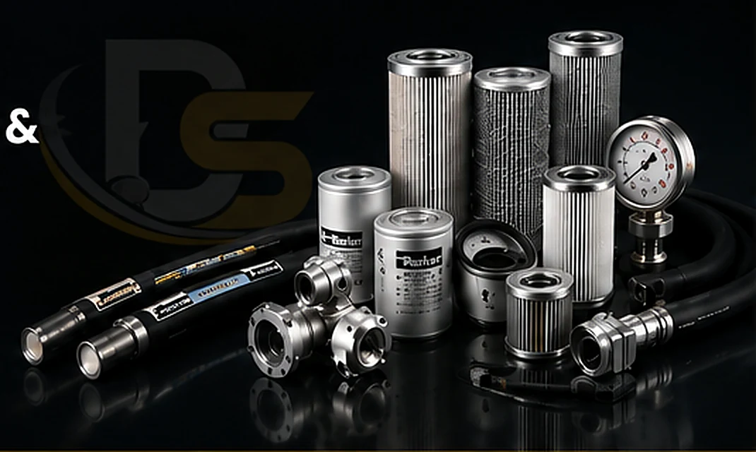 Industrial filtration products and hydraulic components